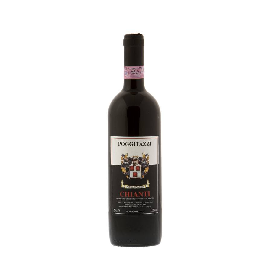 Chianti Docg Tradizionell hergestellter Rotwein - Poggitazzi